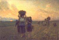 Jules Breton - The Last Gleanings